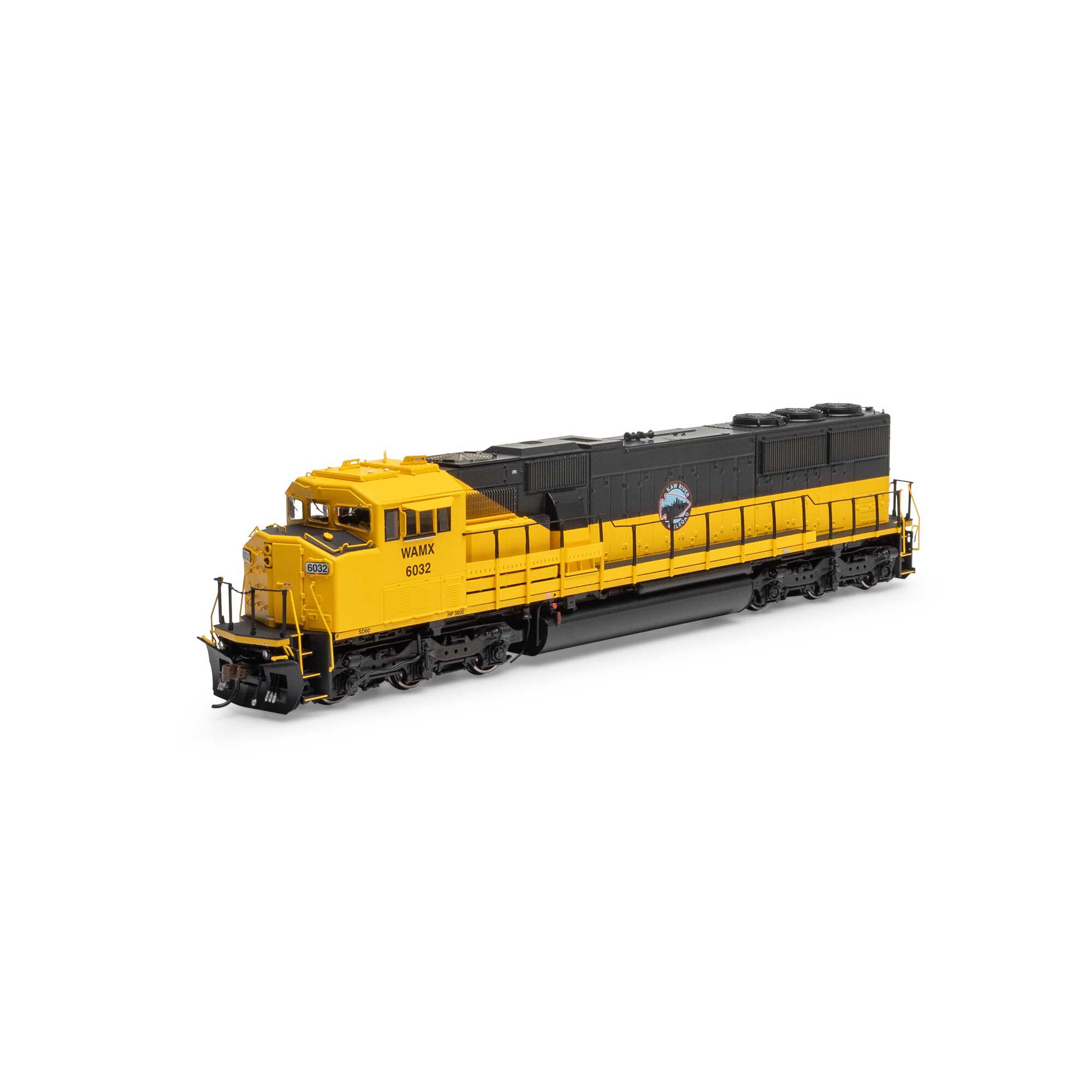HO SD60M Tri-Clops Locomotive with DCC & Sound, WAMX #6032 Model