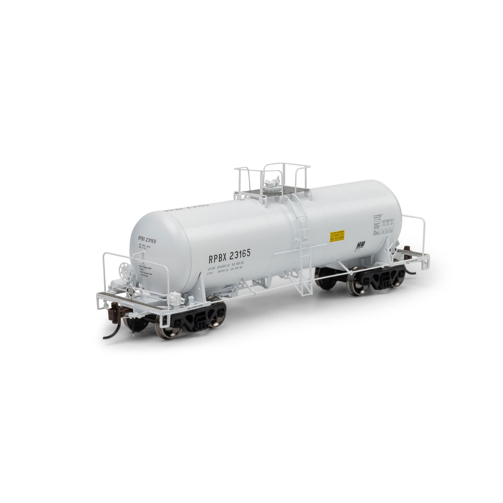 HO 13K Gallon Acid Tank Car, RPBX #23165