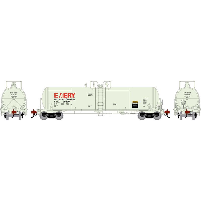 Athearn Genesis HO GEN GATC 20K Gallon Tank Car, GATX 'Emery' #29320