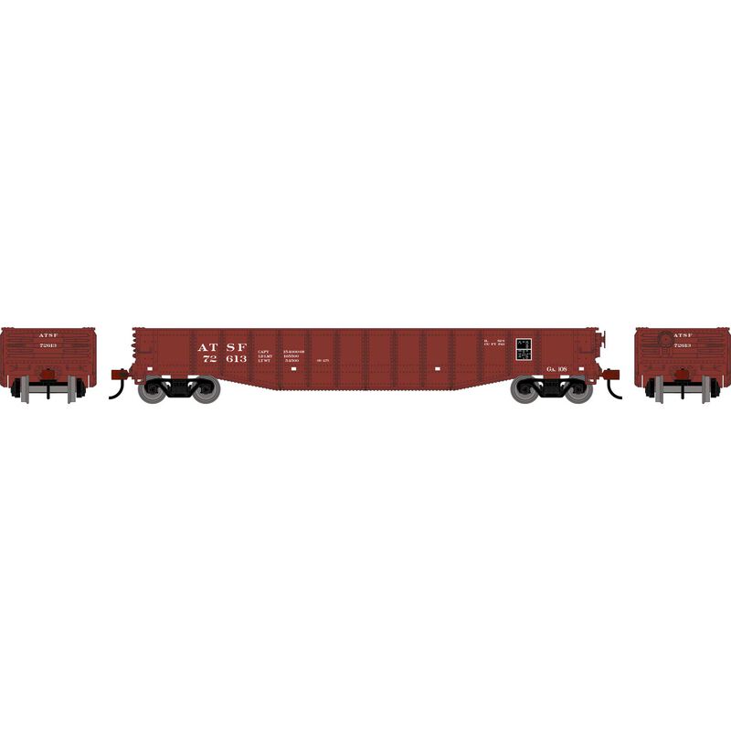 Roundhouse HO RND 50' Gondola, ATSF #72613
