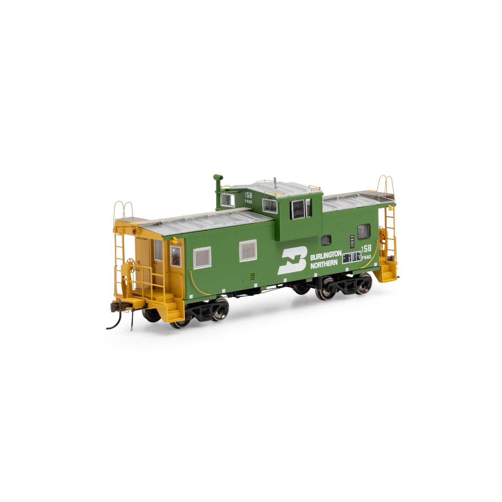 HO GEN ICC Caboose with Lights & Sound, FWD #158