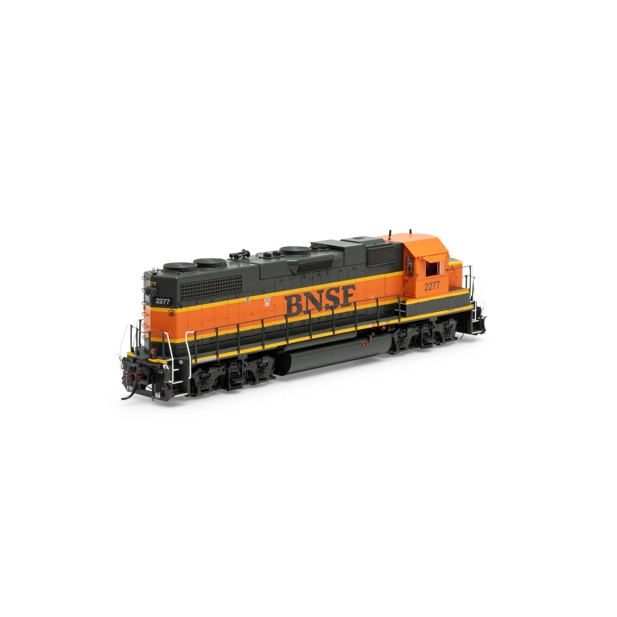 HO GP38-2 Locomotive with DCC & Sound, BNSF #2277 Model Train