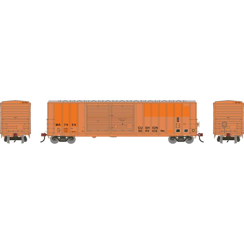 HO 50' Offset Double Door Boxcar Primed For Grime, MR Ex-COP #7059
