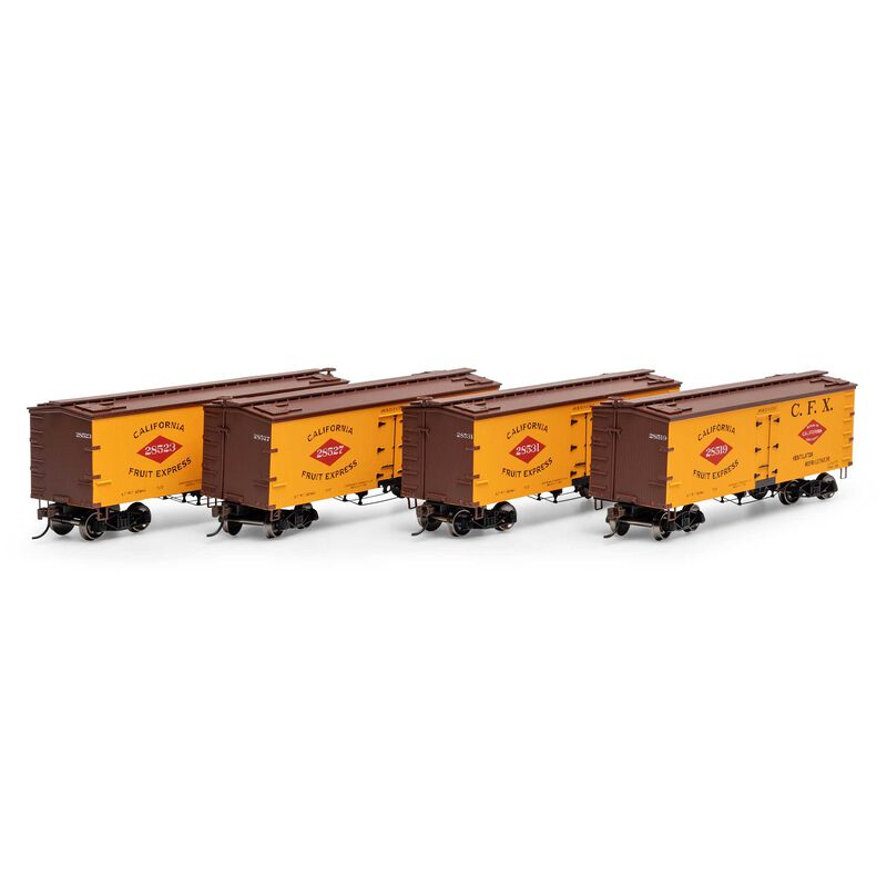 HO 36' Wood Reefer, CFX #28519 / 28523 / 28527 / 28531 (4)