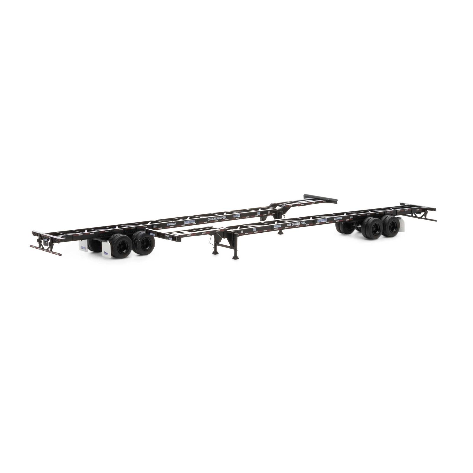 HO RTR 53' Chassis, CSX (2)