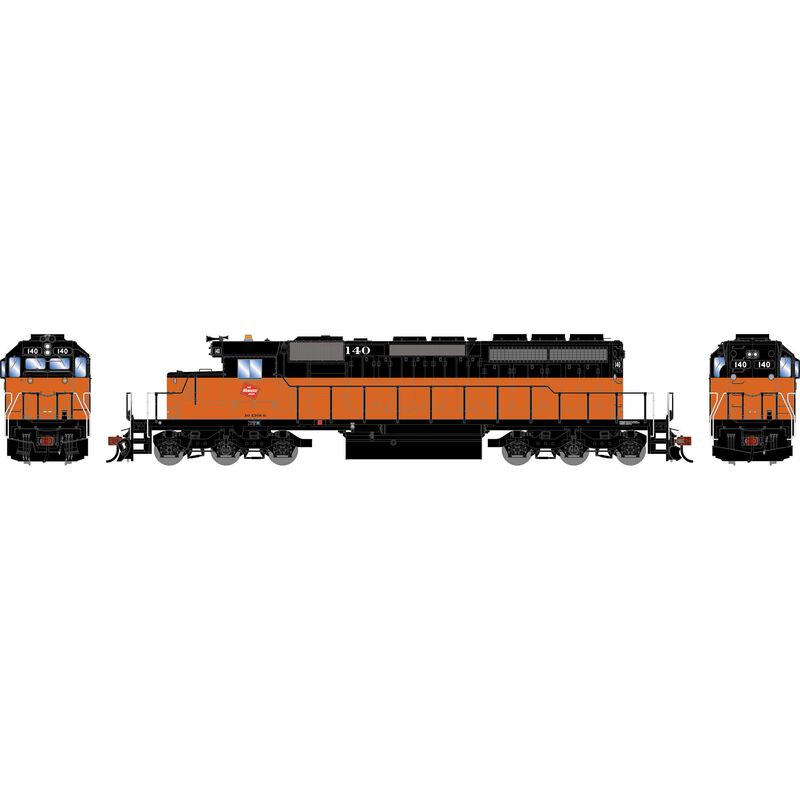 Athearn HO ATH SD40-2 Locomotive w/DCC & Sound, MILW #140