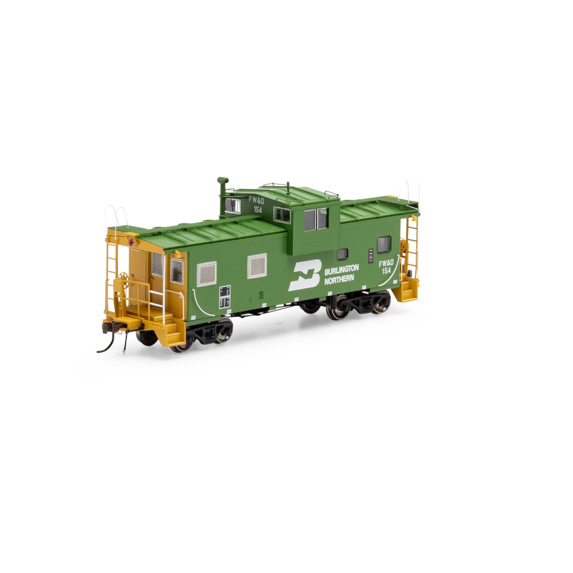 HO GEN ICC Caboose with Lights & Sound, FWD #154 Model Train