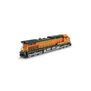 Athearn Genesis HO GEN AC4400CW Locomotive w/DCC & SOUND, Primed For Grime BNSF #5627