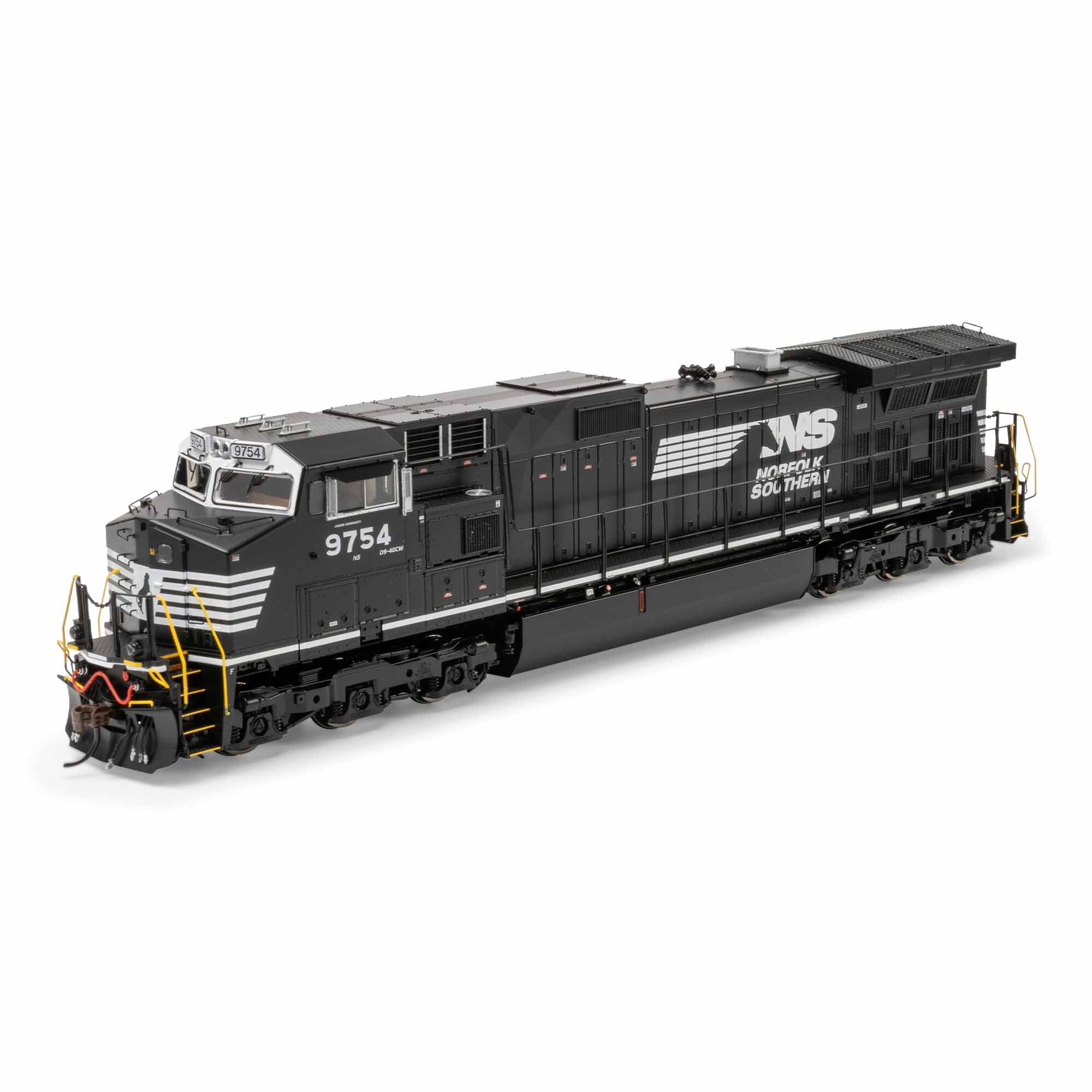Athearn Genesis HO GE Dash 9-40CW Locomotive, NS #9754 Model Train