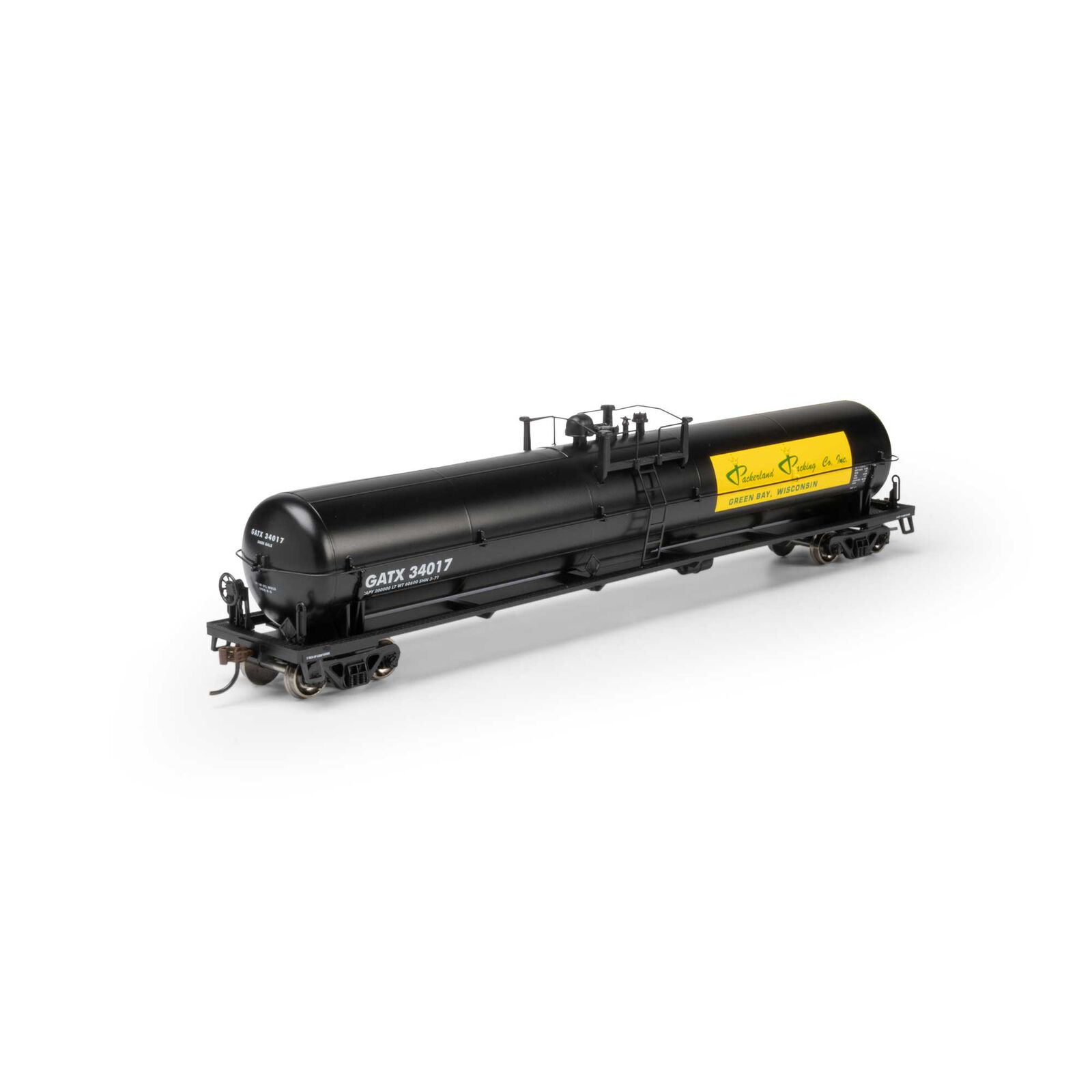 Athearn HO ATH 62' Tank Car, GATX #34017