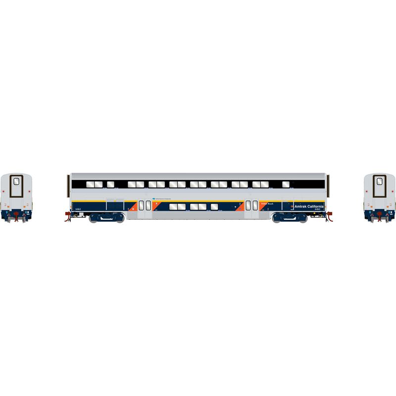 HO Amtrak California II Coach with Lights, CDTX #6461