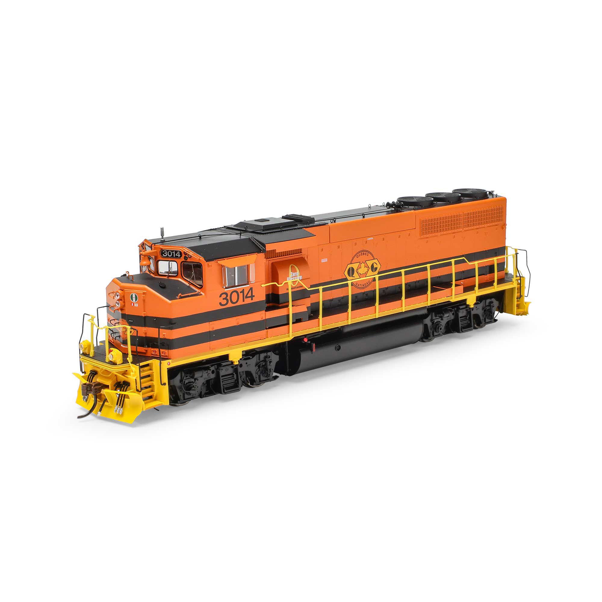 Athearn HO GP40-2L Locomotive, QGRY #3014 Model Train | Athearn