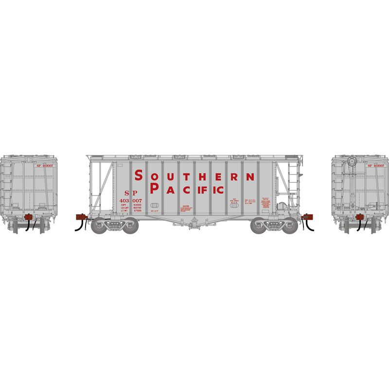Athearn Genesis HO GEN GATC 2600 Airslide Covered Hopper, Early SP #403007