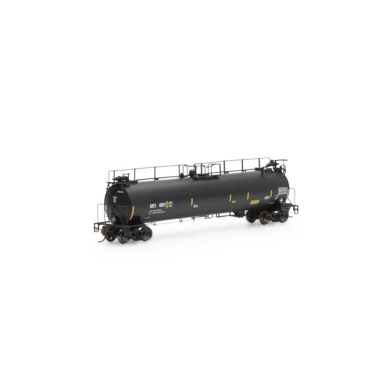 HO TankTrain Intermediate,GATX/Yellow Stripe#48618