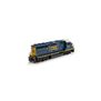 Athearn Genesis HO GP40-2 Locomotive with DCC & Sound, CSXT 'Boxcar Logo' #6237