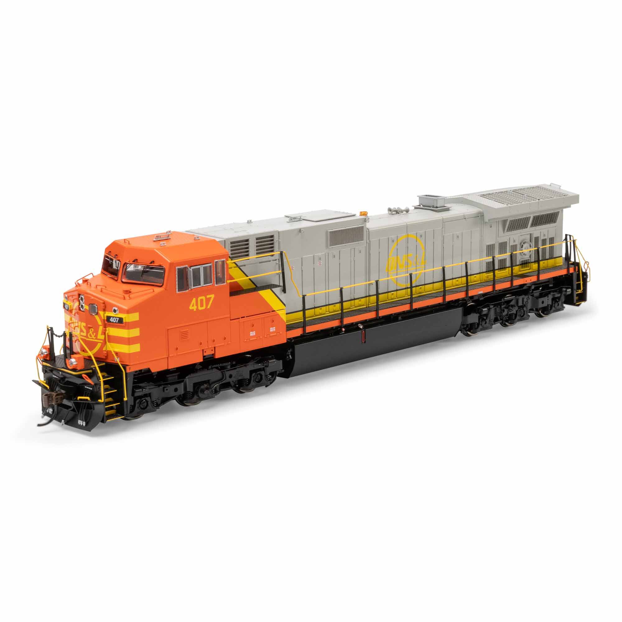 Athearn Genesis HO GE Dash 9-44CW Locomotive, QNSL #407 Model