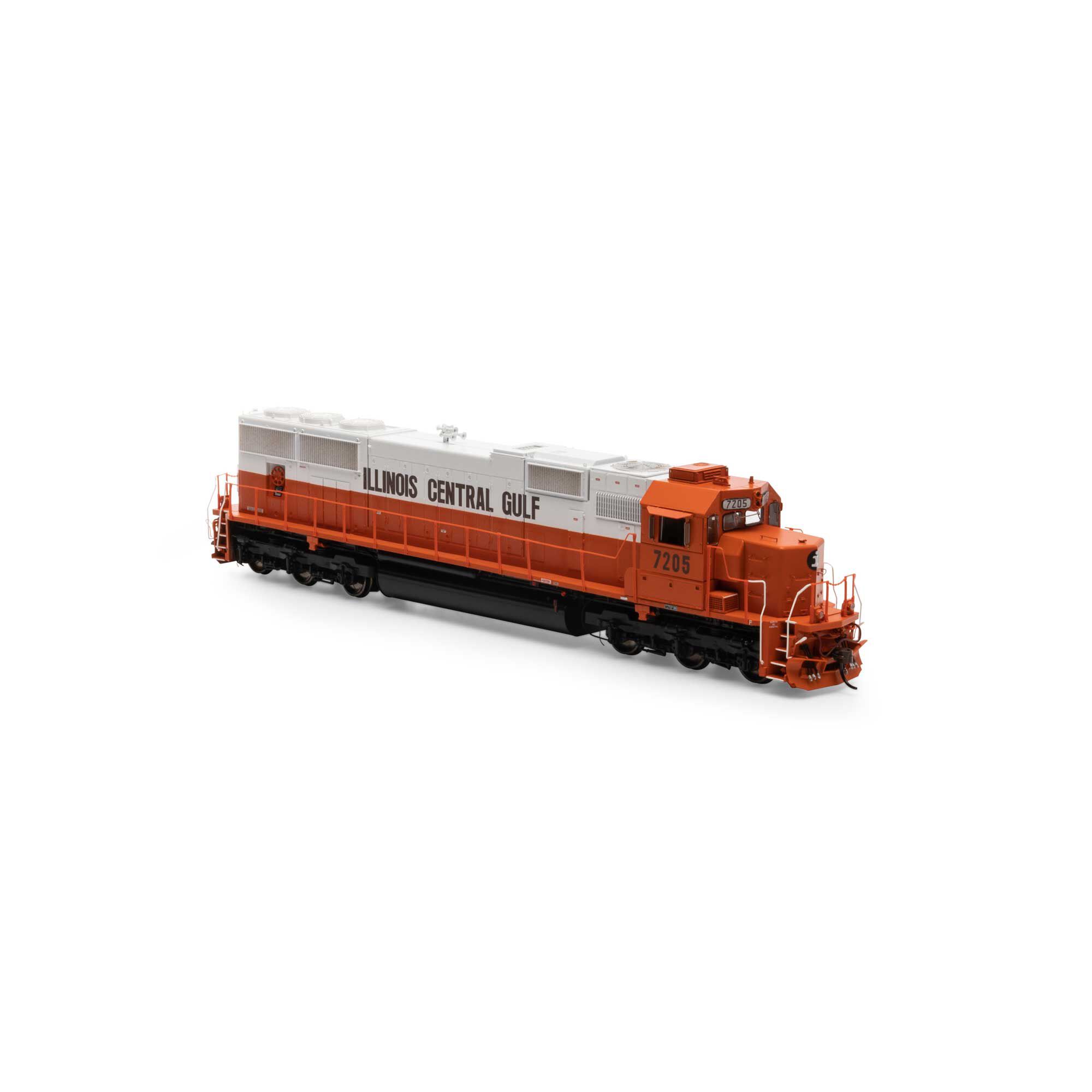HO SD70 with DCC & Sound, Illinois Central Gulf #7205 Model Train