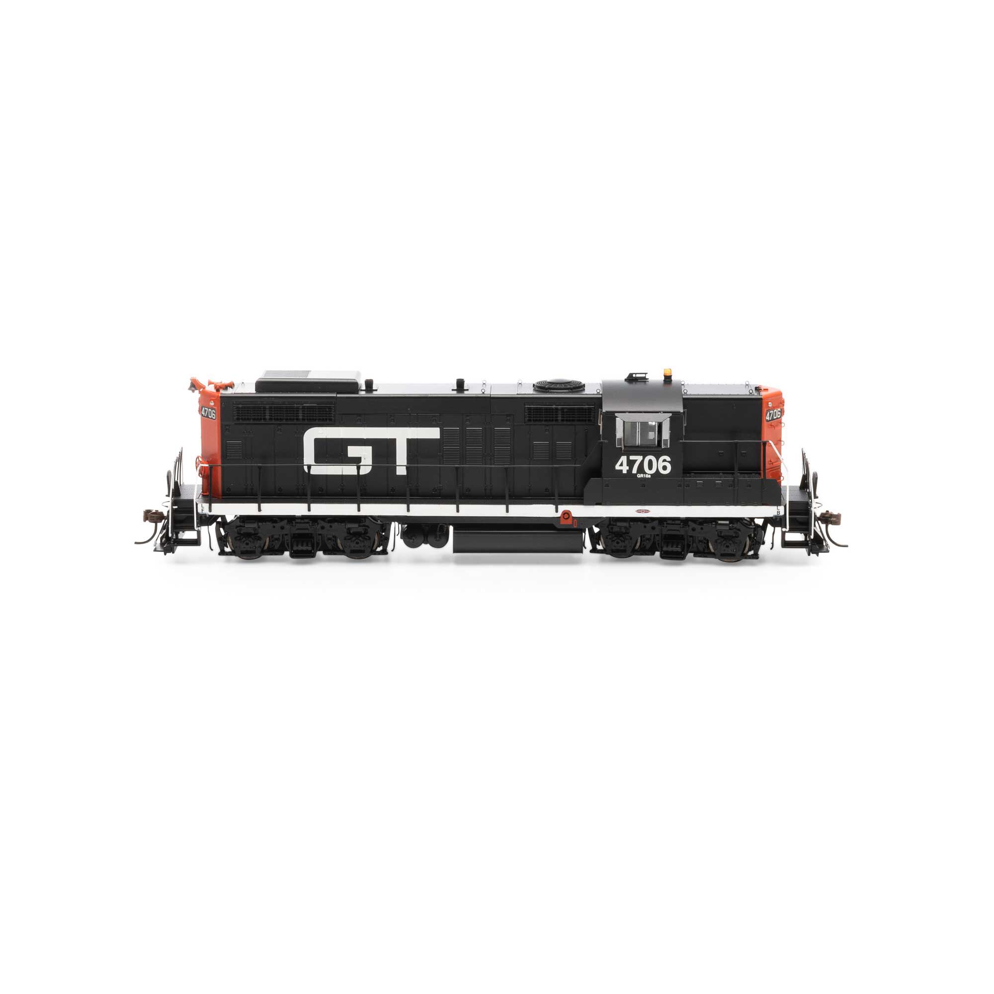 Athearn HO GP18 with DCC & Sound, GTW #4706 Model Train | Athearn
