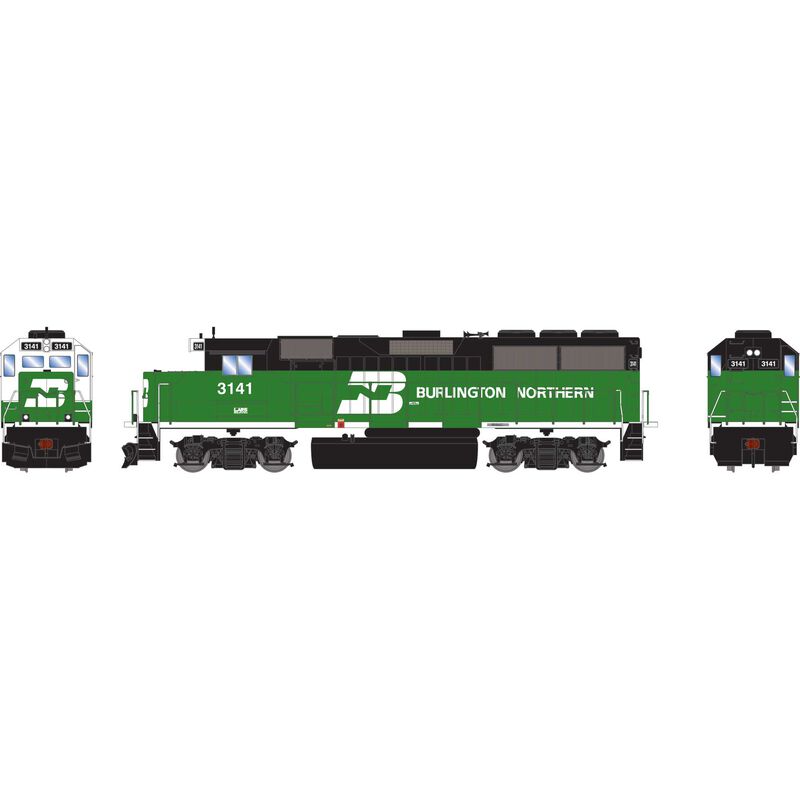 HO ATH GP50 Locomotive with DCC & Sound, BN #3141