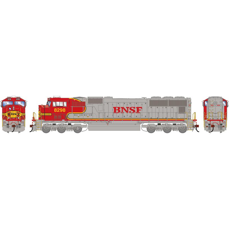 HO SD75I Locomotive with DCC & Sound, BNSF #8298