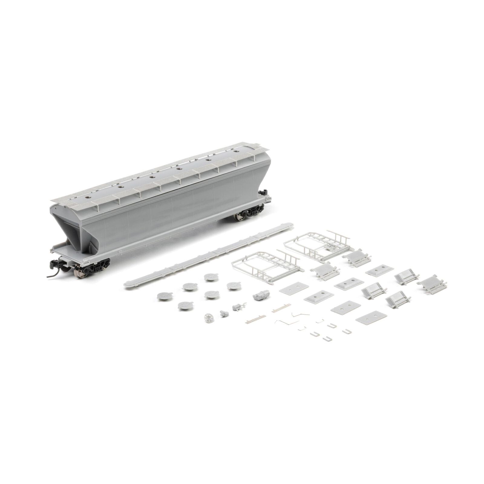 Athearn Genesis N ACF4600 Covered Hoppers, Undecorated Phase II