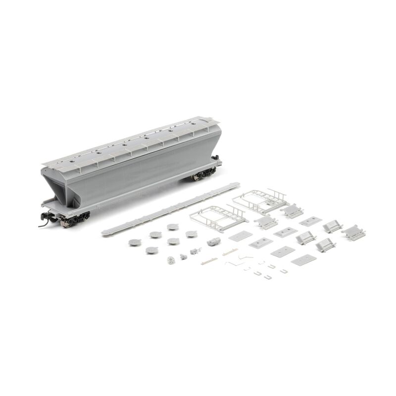 Athearn Genesis N ACF4600 Covered Hoppers, Undecorated Phase II