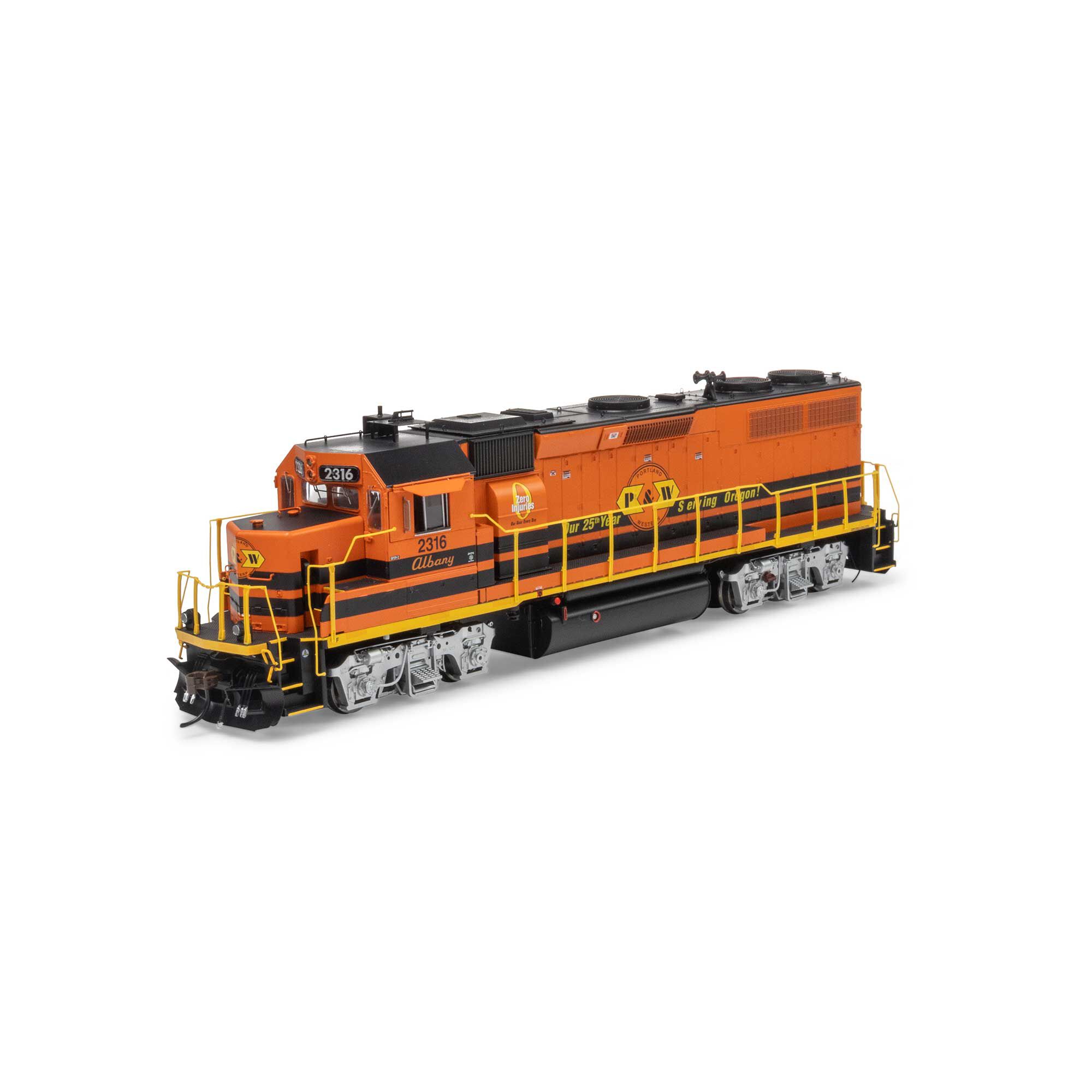 Athearn HO GP39-2 Locomotive, PNWR #2316 Model Train | Athearn