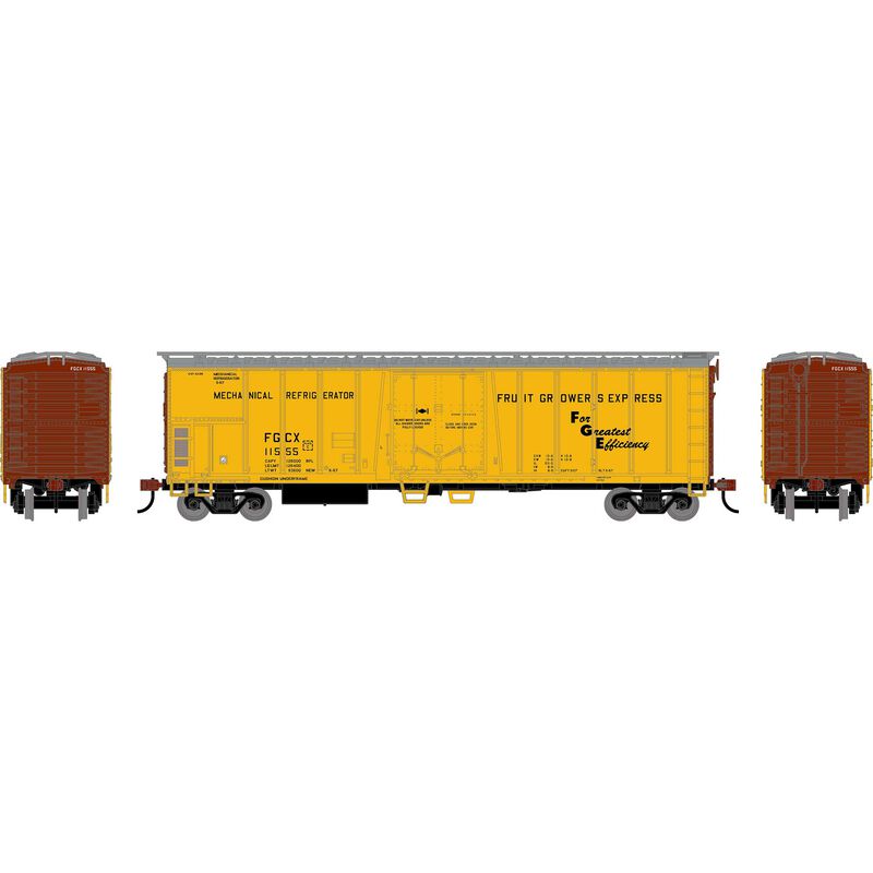 HO RND 50' Exterior Post Mechanical Reefer, FGCX #11555