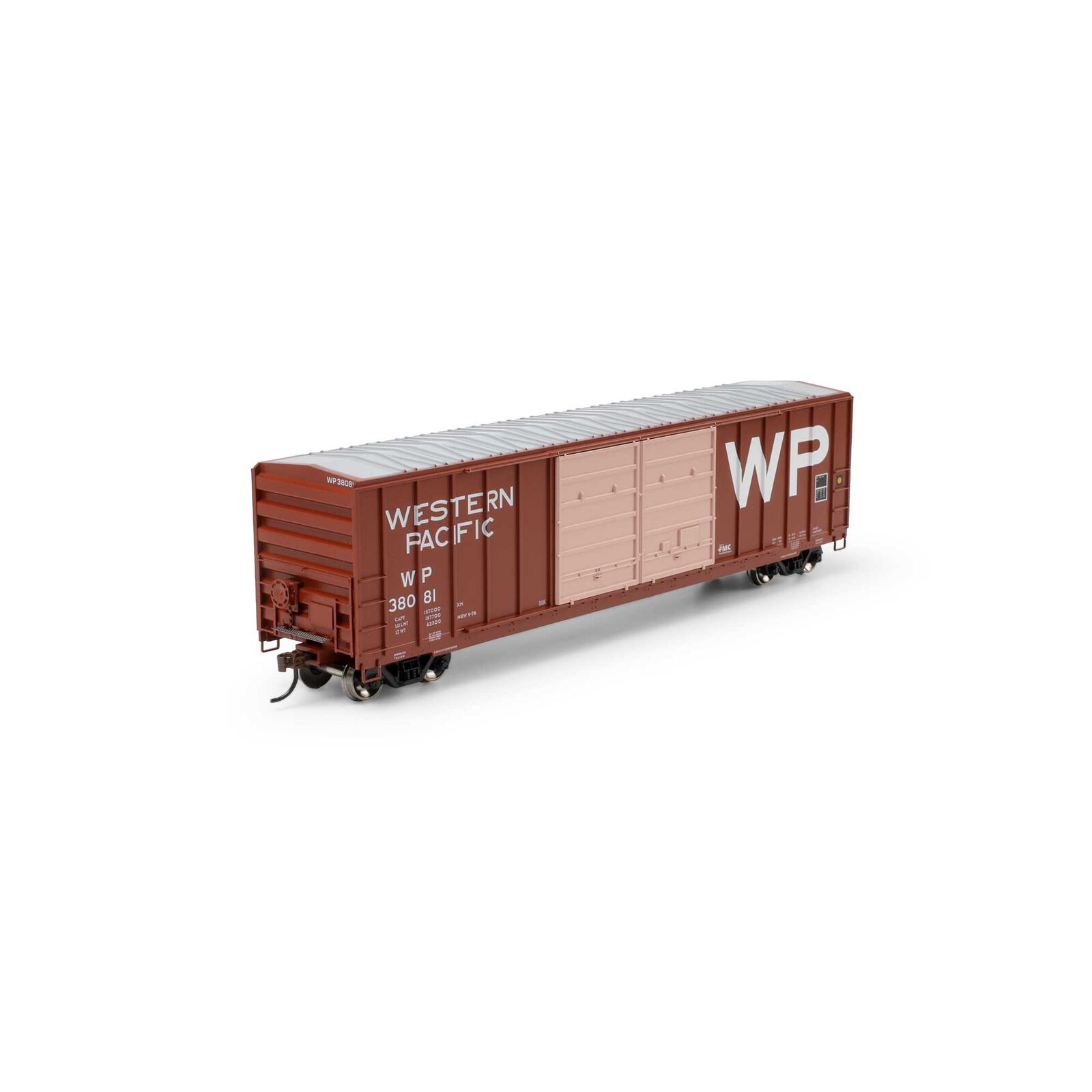 Athearn HO ATH 50' FMC 5077 Centered Double Door Box Car, WP #38081