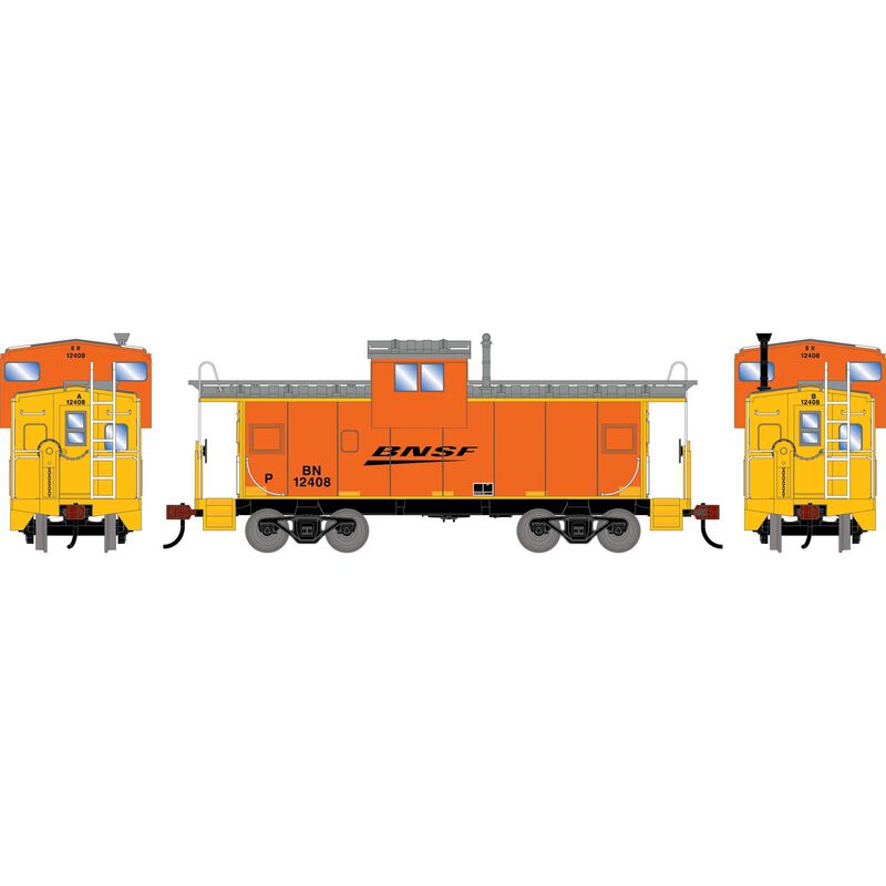 HO ATH Wide-Vision Caboose, BNSF #12408