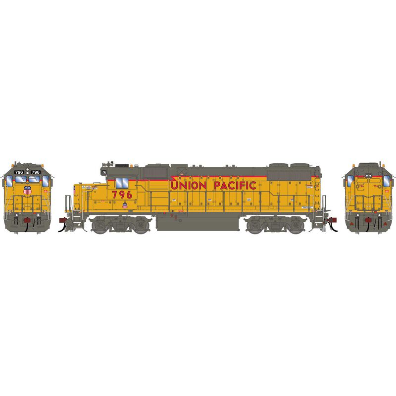 Athearn Genesis HO GEN GP38-2 Locomotive w/DCC & Sound, UP 'GP38N' #796