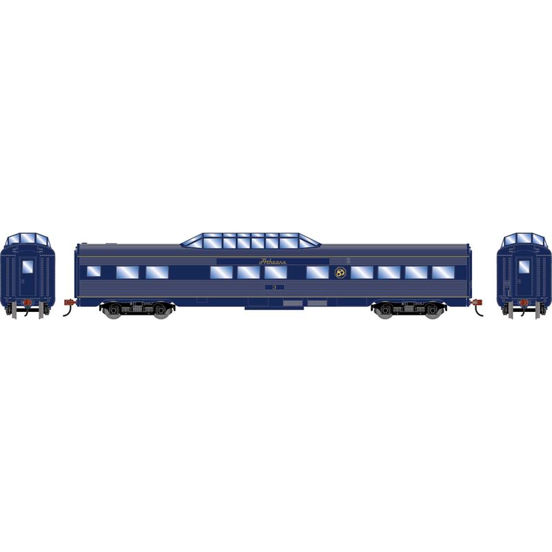 Roundhouse HO RND Streamline Dome Car, ATHX #3 80th Anniversary Limited Edition
