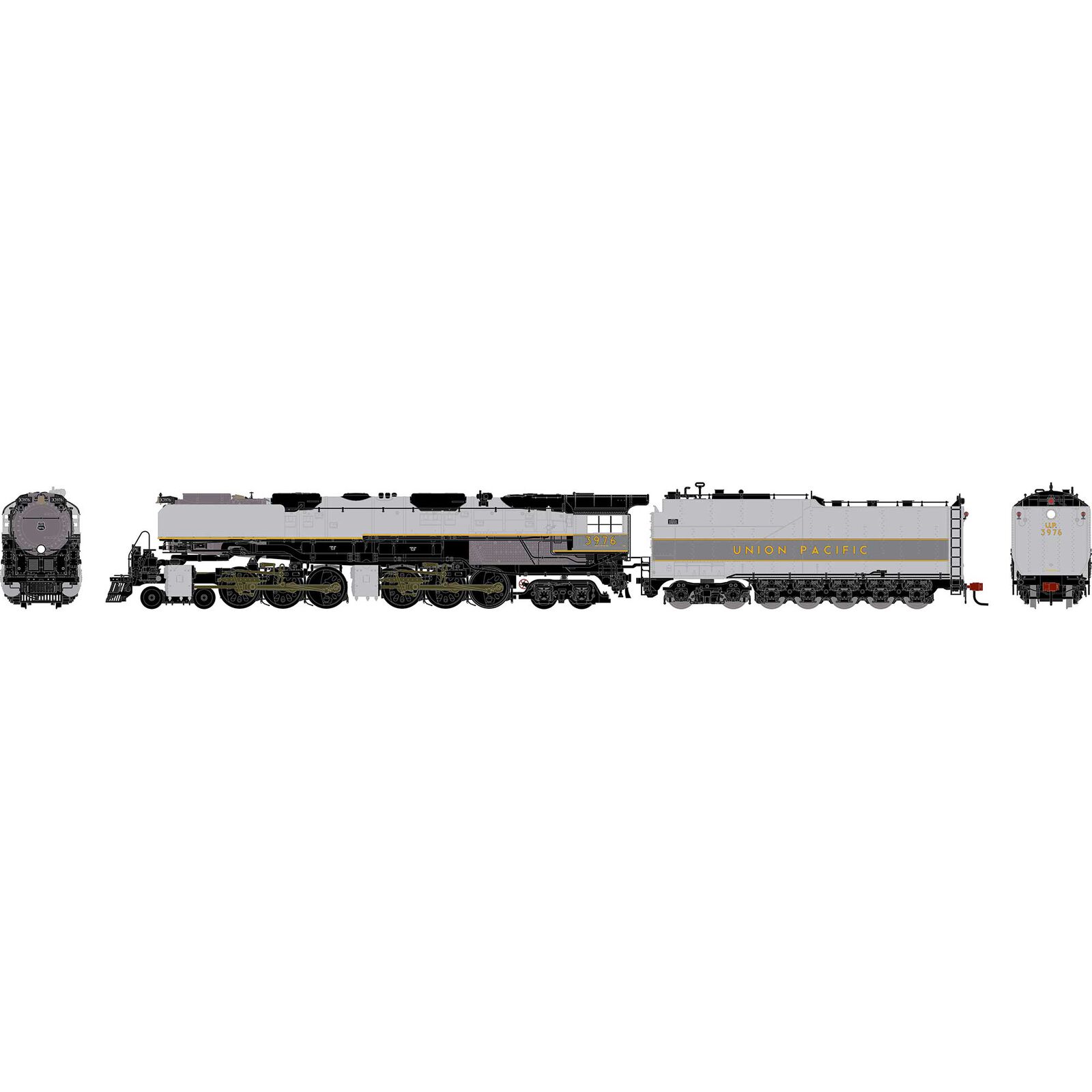 HO 4-6-6-4 with DCC & Sound, UP #3976 (TTG)
