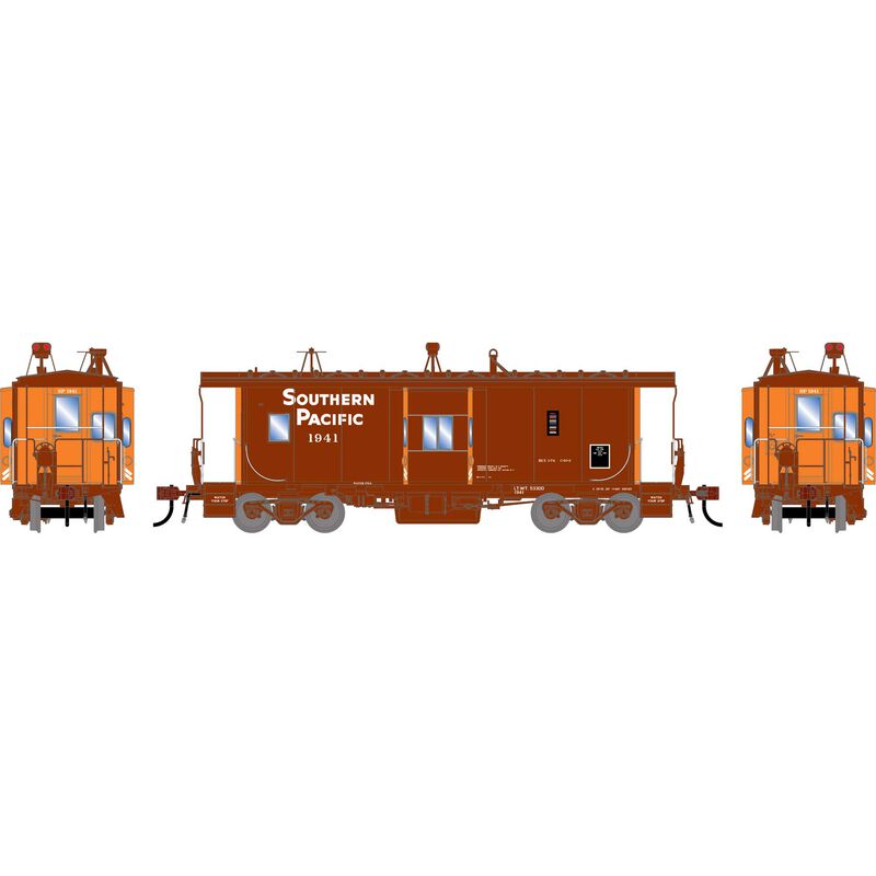 Athearn Genesis HO GEN ICC Bay Window Caboose w/Lights & Sound, Early SP #1941