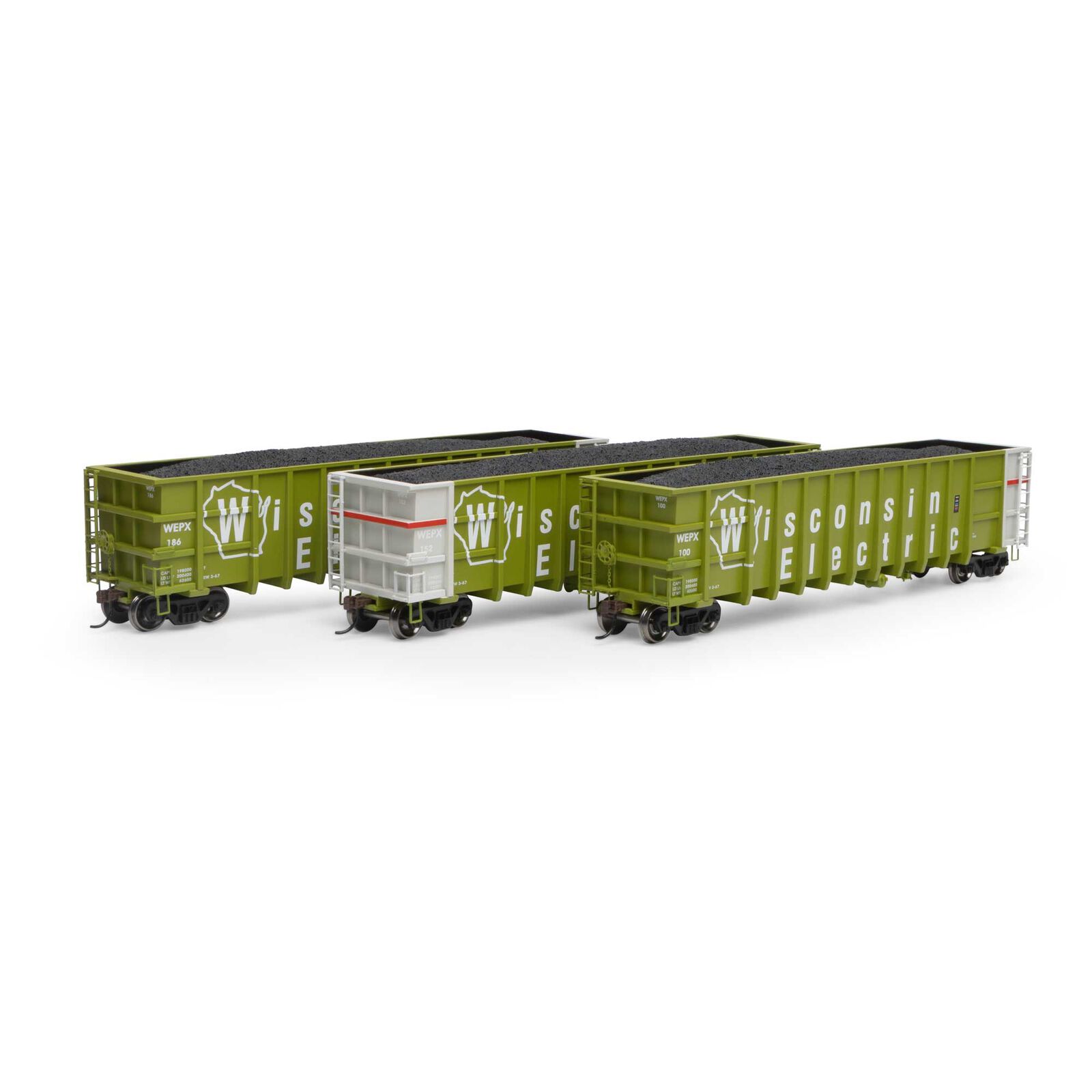 HO RTR Thrall High Side Gondola with Load, WEPX #1(3)