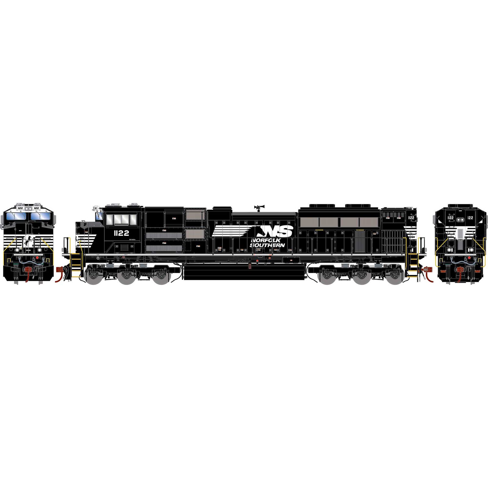 HO SD70ACe Locomotive with DCC & Sound, NS #1122