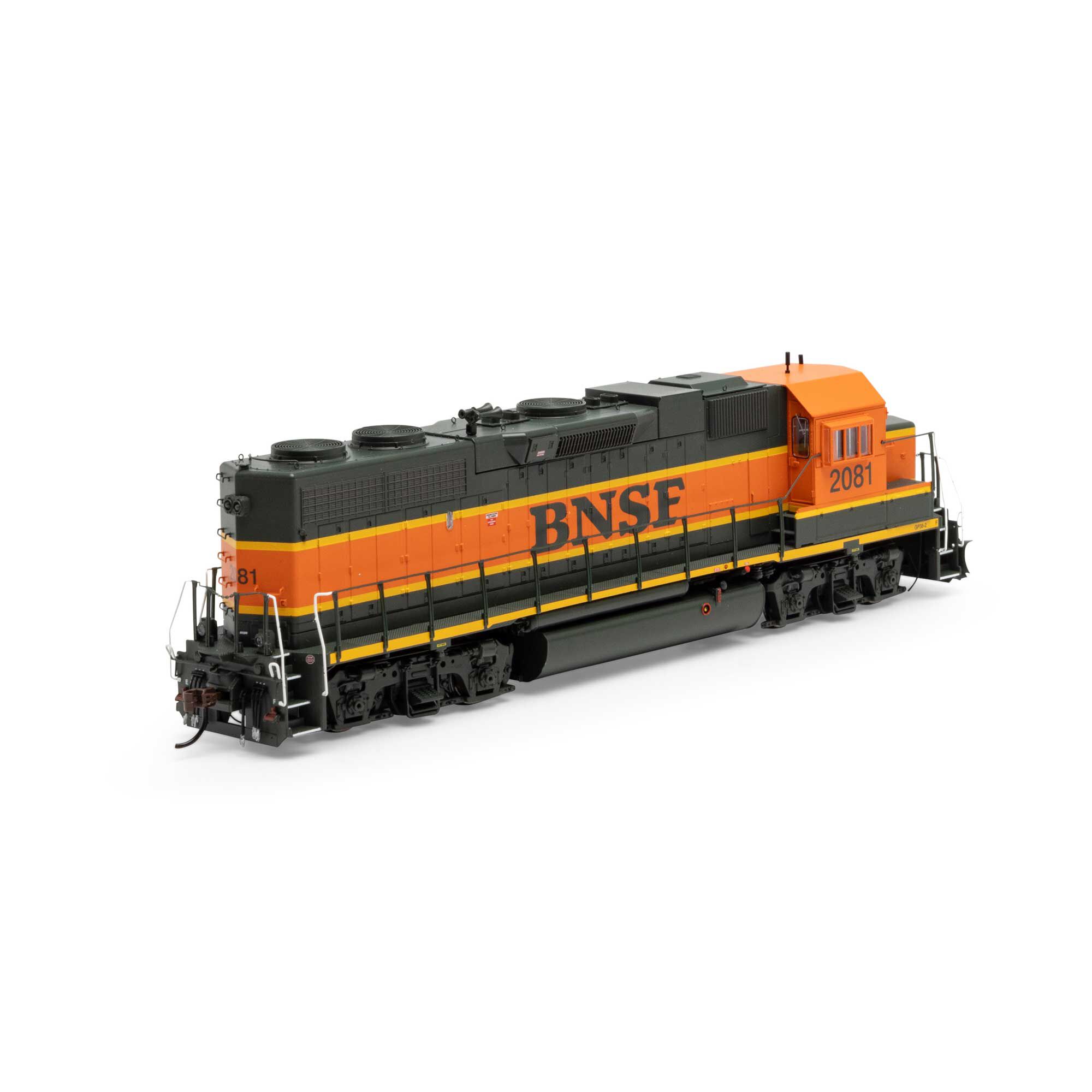 HO GP38-2 Locomotive with DCC & Sound, BNSF #2081 Model Train