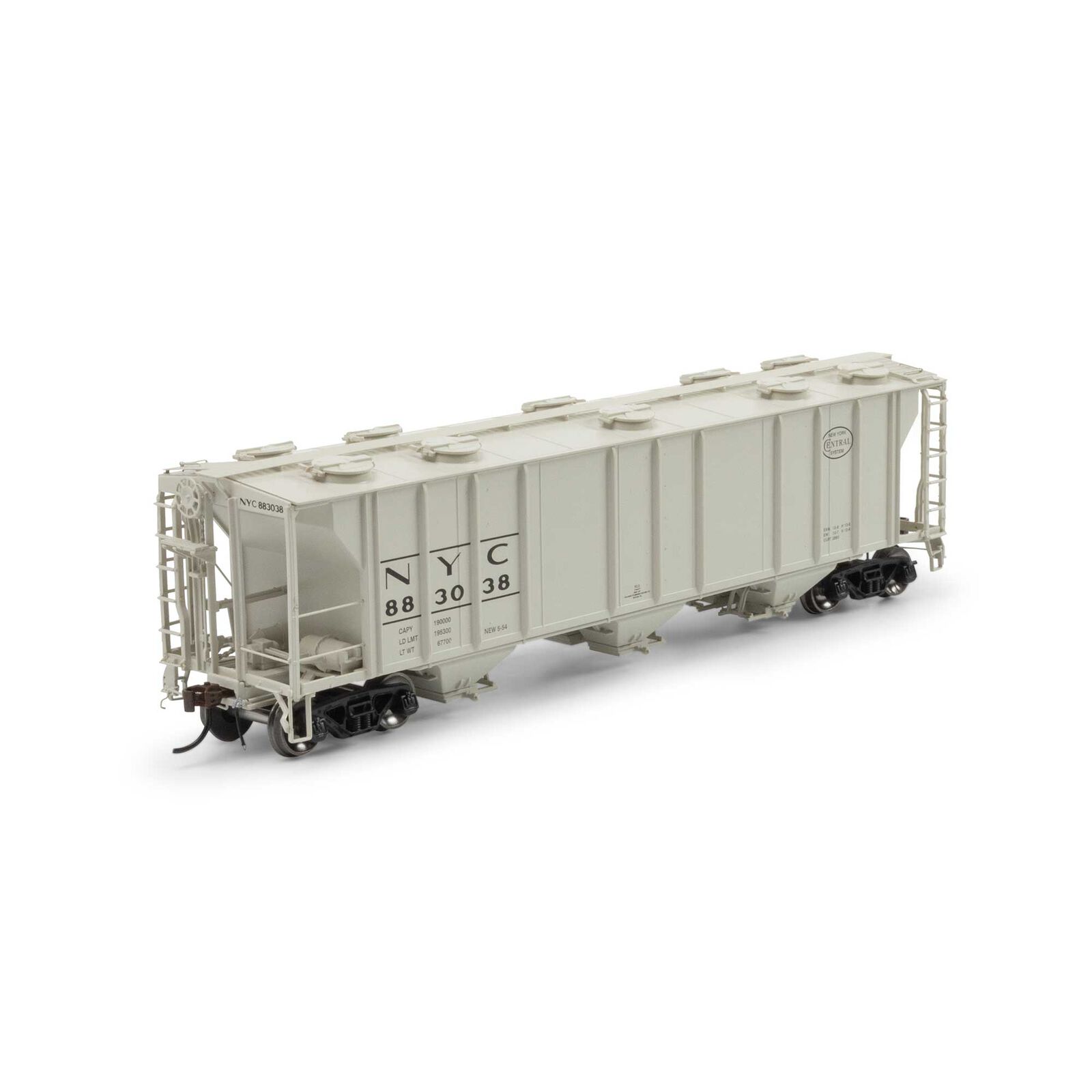 HO PS-2 2893 3-Bay Covered Hopper, NYC #883038