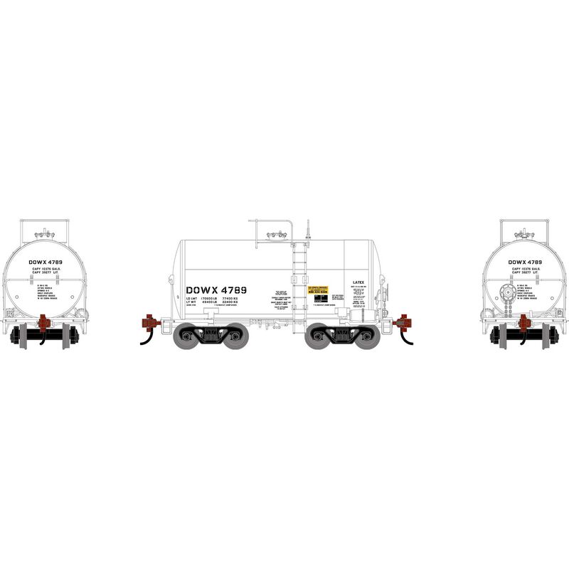 HO ATH 30' NACC 8K Tank Car, DOWX #4789