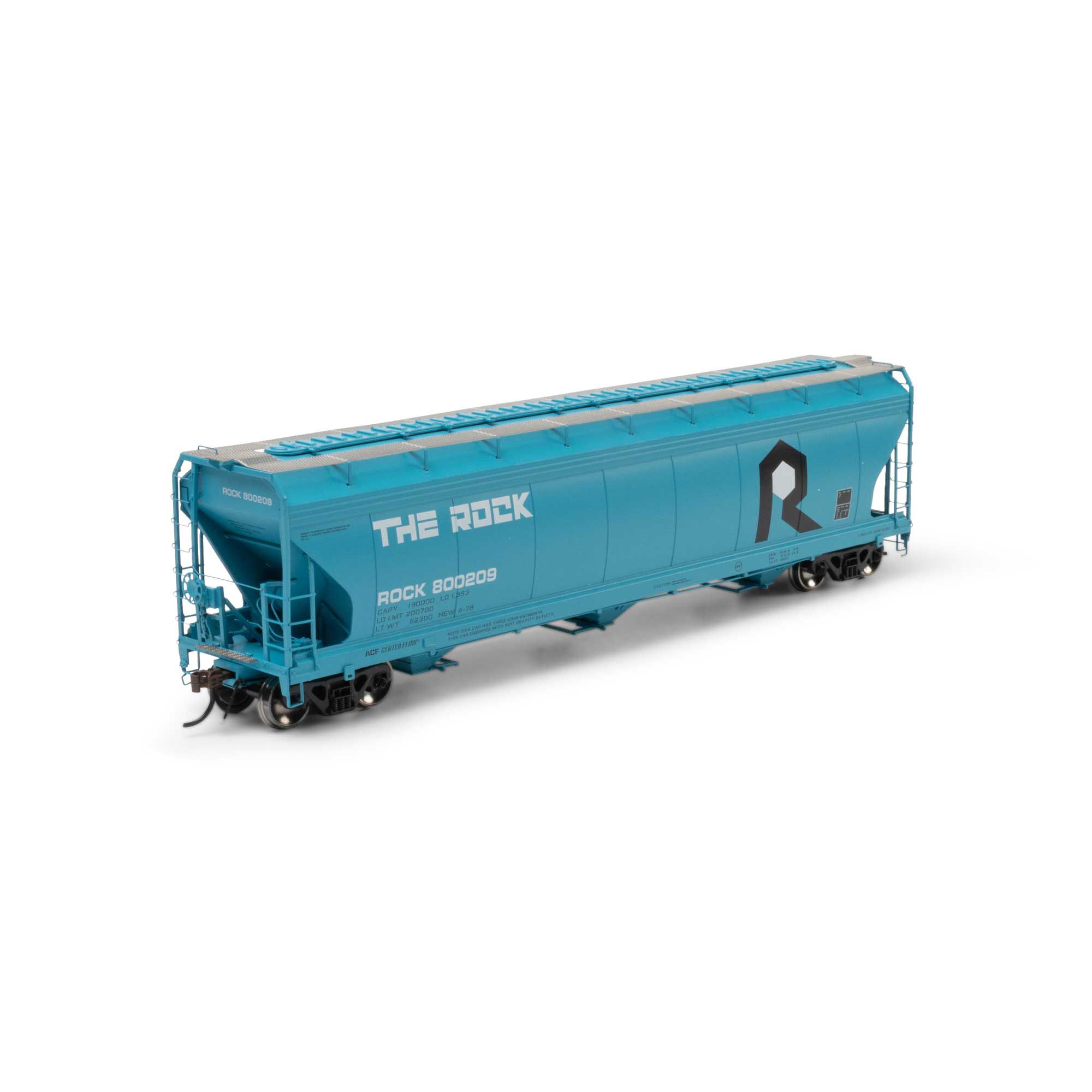 Athearn Genesis HO ACF4600 Covered Hoppers, RI #800209 Model Train Athearn Genesis HO ACF4600 Covered Hoppers, RI #800209 Model Train
