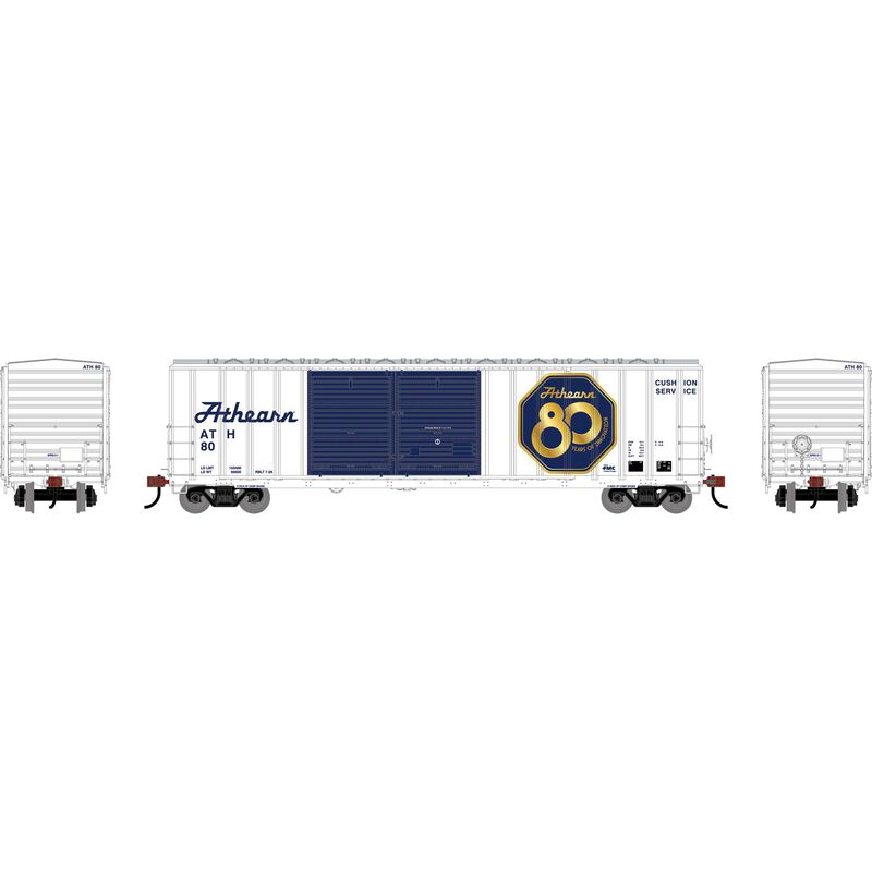 Athearn HO ATH 50' FMC 5077 DD Offset Box Car, Legendary Liveries ATH '80th Anniversary' #80
