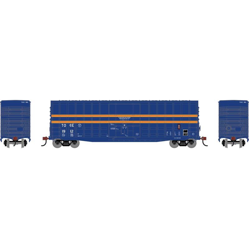 Roundhouse HO RND 50' Waffle High Cube Box Car TOE #1912