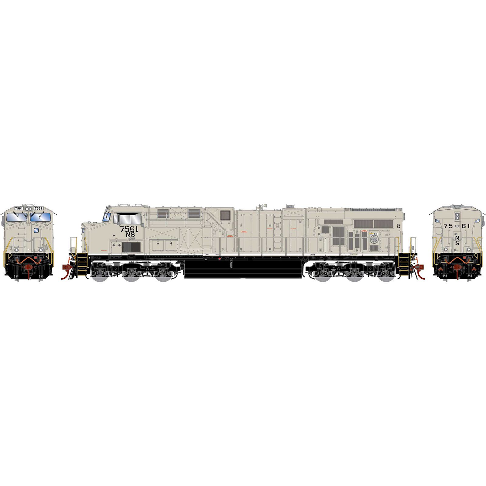 HO ES40DC Locomotive, NS, Primer #7561
