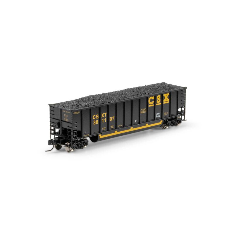 Athearn N ATH Bethgon Coalporter w/Coal Load, CSXT #381107