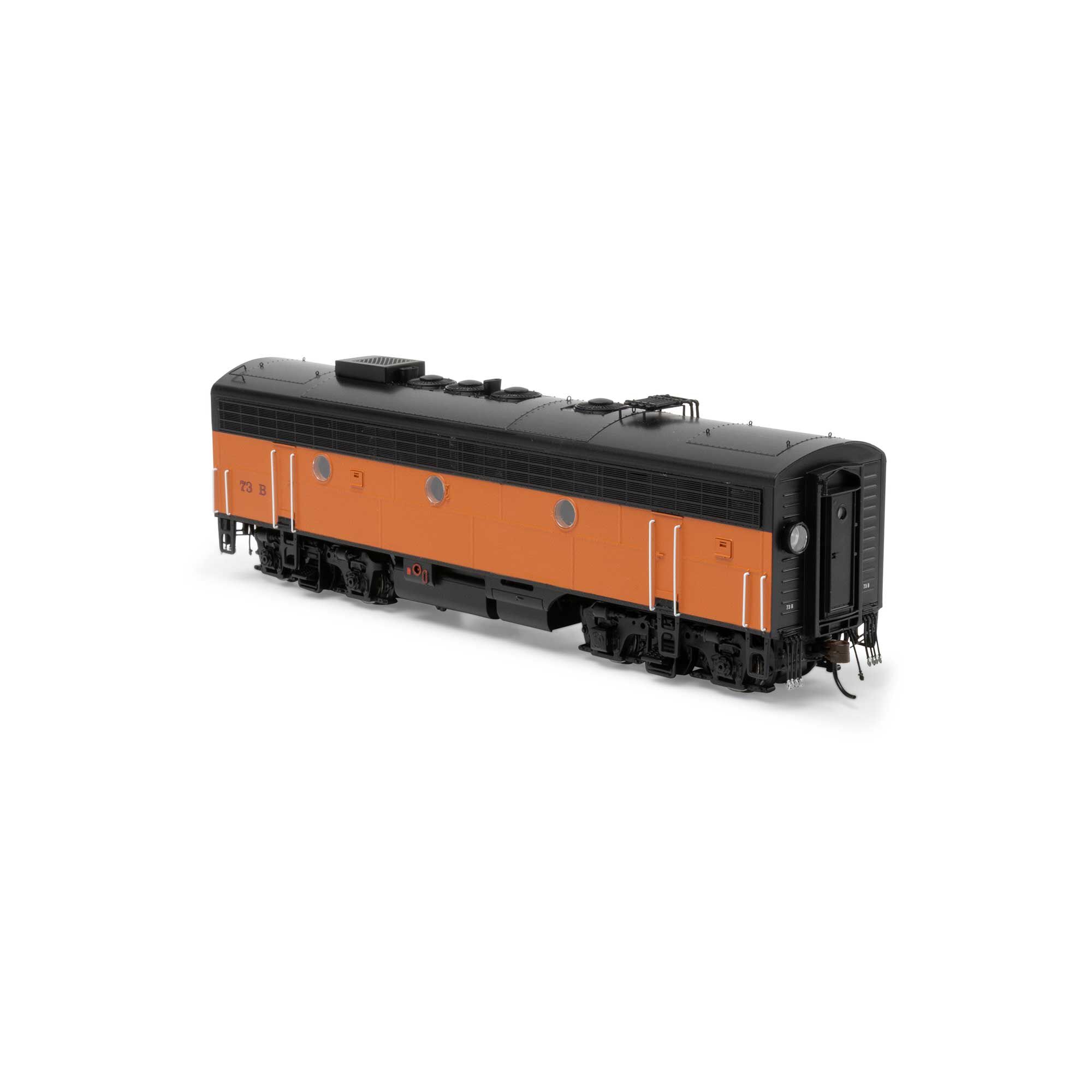 Athearn HO F7B Locomotive with DCC & Sound, MILW #73B Model Train