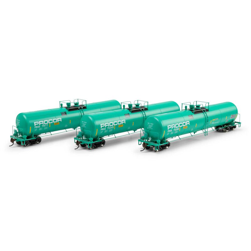 Athearn HO ATH 30K Ethanol Tank Car, PROX #75177/75280/75345 (3)