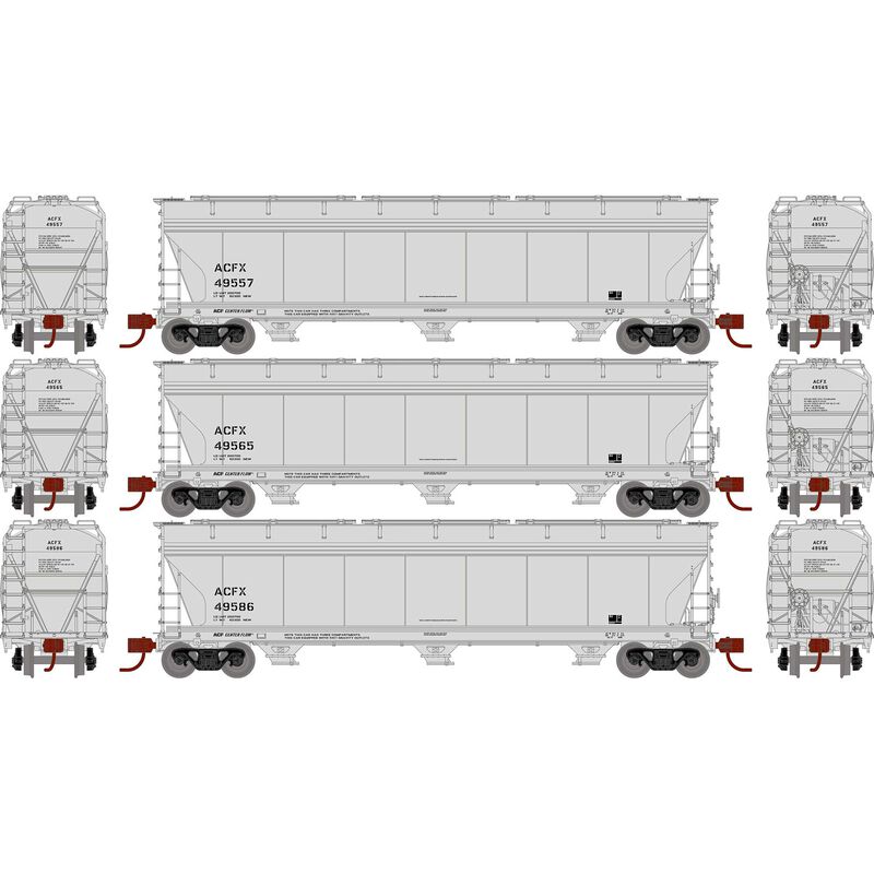 N ACF 4600 3-Bay CF Hopper, ACFX #1 (3)