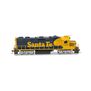 HO GP39-2u Locomotive with DCC & Sound, ATSF #3409