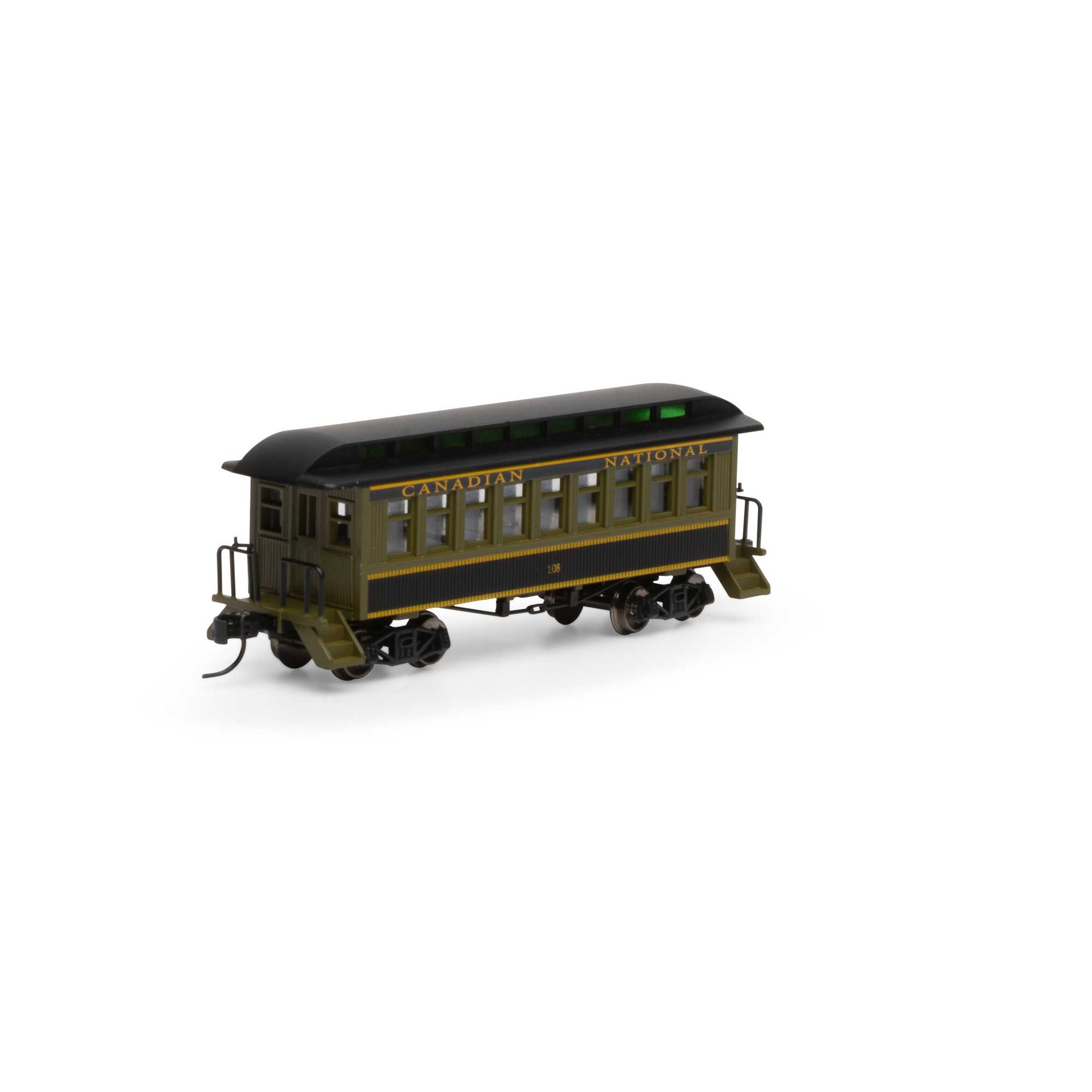 Athearn N 34' Old Time Overton Passenger Coach, CN #108 Model
