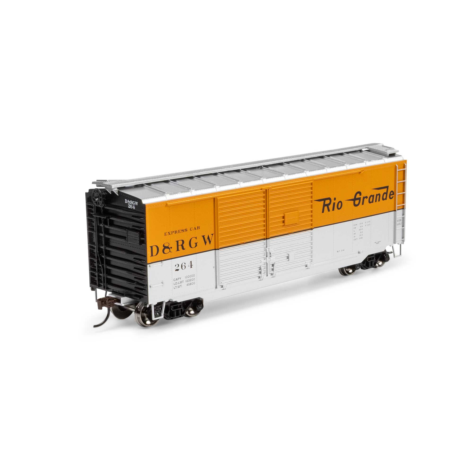 HO D&RGW 客車　5両セット Athearn HO 40' Express Box, D&RGW #264 Model Train | Athearn | Athearn